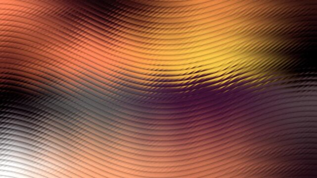 Abstract background with flowing wavy lines in shades of red, orange, and black, creating a dynamic and modern textured pattern with a smooth gradient effect