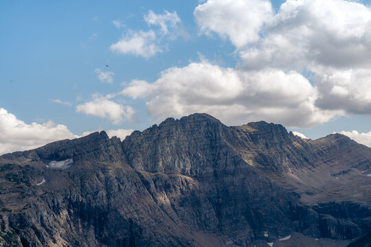 Garden Wall Cliff Face in Glacier National Park