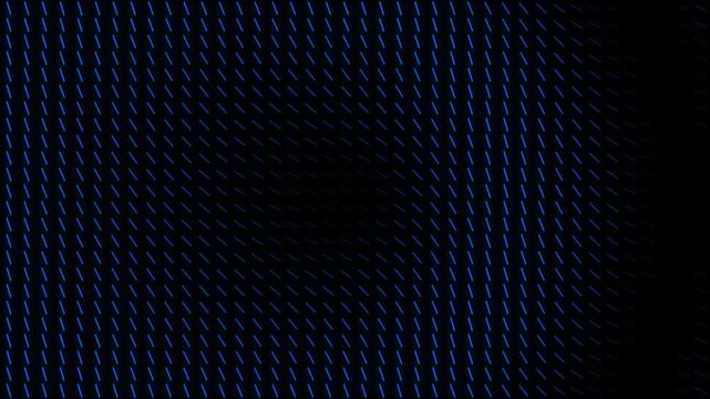 Dark blue led display screen texture overlay, futuristic technology grid mesh background pattern, macro digital monitor pixel panel footage