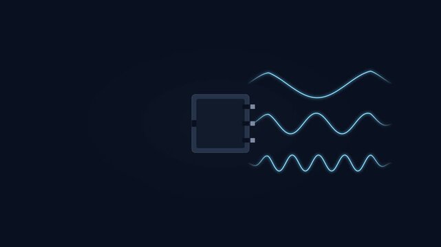 Fourier Transform and Signal Processing Animation of Complex Wave Decomposing into Frequencies