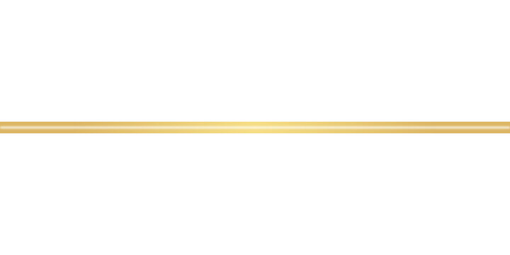 Luxury Golden Horizontal Strip for Branding Packaging Banners and Premium Decoration