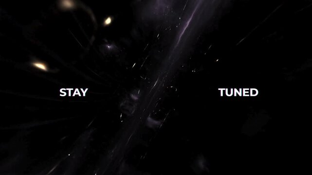 Dynamic 3D Coming Soon Animation with Rotating Kinetic Typography on Dark Abstract Background for Product Launch, Event Teaser, and Marketing Announcement Video Illustration
