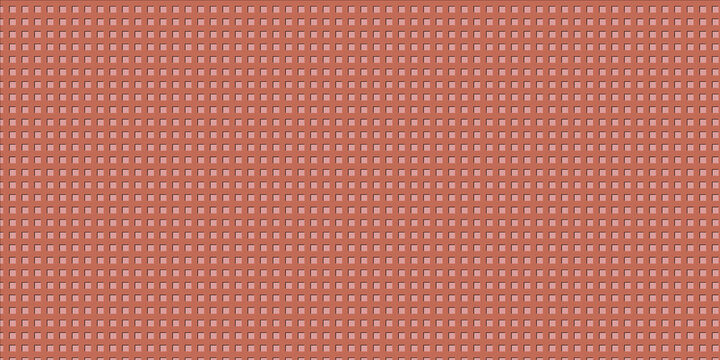 Red seamless dotted pattern background with small white dots in a grid layout for digital wallpaper and textile design