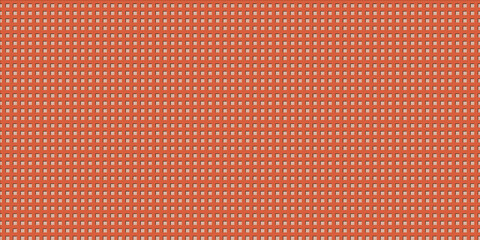 Obraz premium Seamless Red and Orange Geometric Dotted Pattern Background with White Grid Texture for Digital Design and Wallpaper
