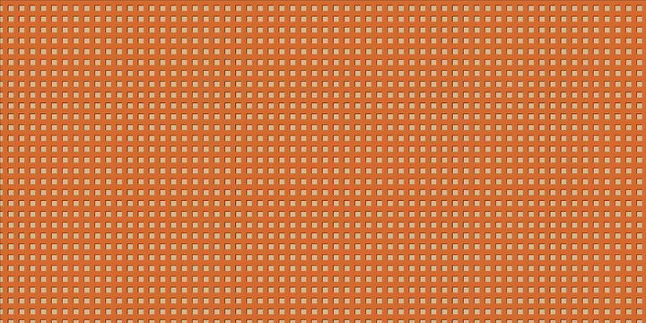Geometric orange background with tiny repeating dot pattern creating a seamless textured visual