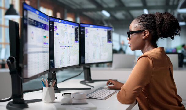 Telecom Engineer Carefully Plans Fiber Network Routes