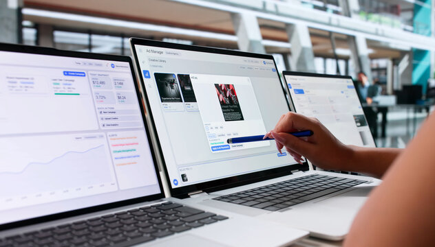 Digital Marketing Manager Reviews Real-time Ads Data
