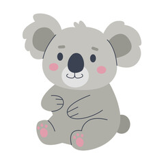 Obraz premium Koala Colored Illustration