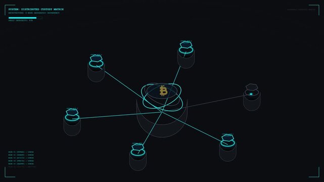 Cryptographic packet integrity verification HUD overlay showing onion layers and concentric cryptographic rings in a futuristic network interface