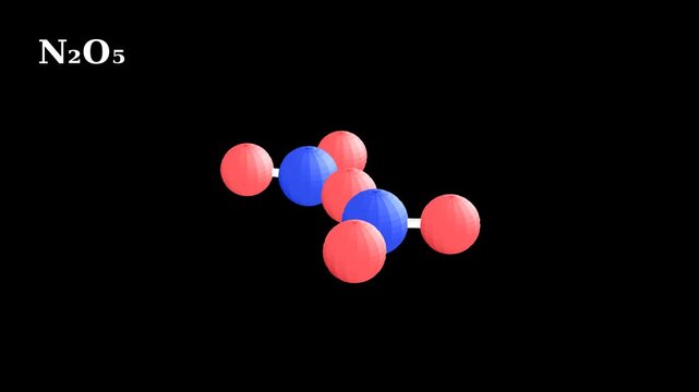Dinitrogen Pentoxide N2O5 Molecular Structure