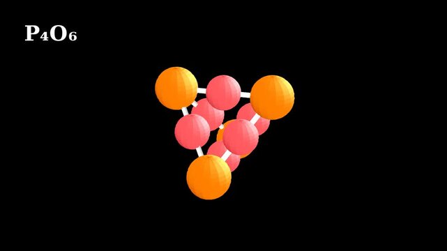 Phosphorus Trioxide P4O6 Molecular Structure