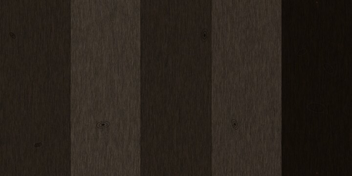 Dark brown vertical wooden planks texture background with natural grain for rustic interior design