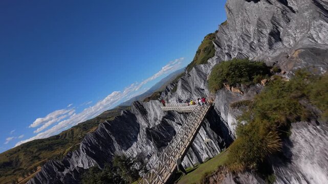 Epic 4K FPV Drone Flight Over Moshi Park Stone Forest in Sichuan, China