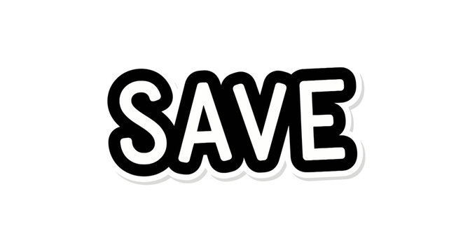 Save word in bold font.