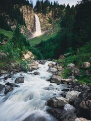 waterfall in the mountains © Cinema