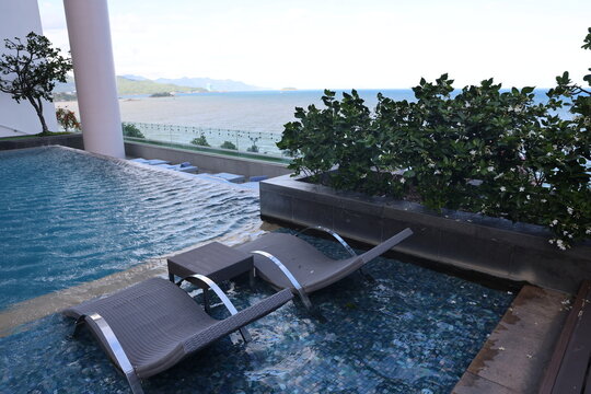 pool with a view