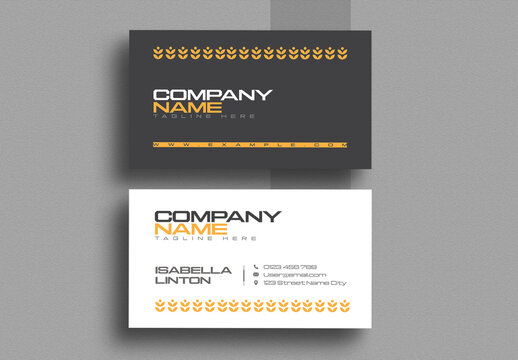 Business Card Layout