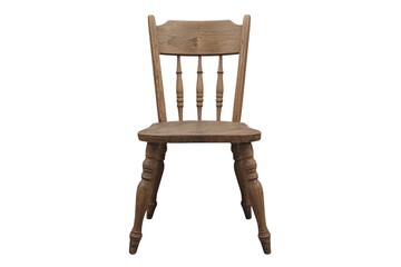 Fototapeta premium Refined traditional wooden chair clipart resource