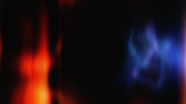 Abstract light leak effect, red blue glow, dark background overlay