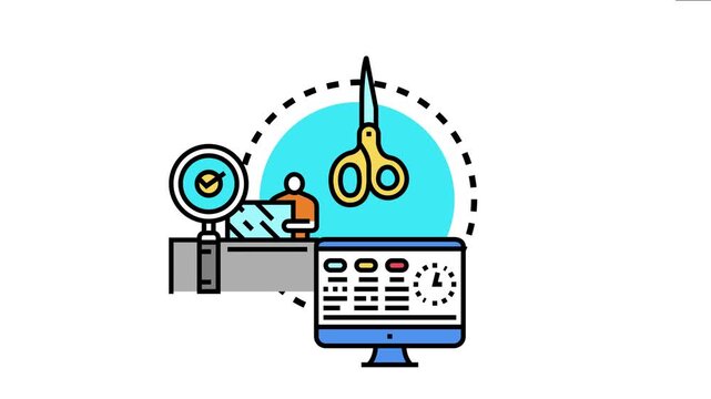Person working at a desk, completing operational tasks, organizing workflow, and managing a to do list on a computer, symbolizing project achievement