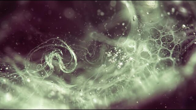 Advanced biodegradable hydrogel packaging materials create a sustainable materials background