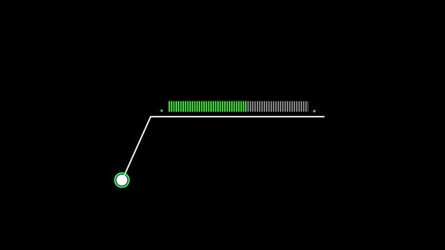 Hud callout rectangle text box animation, scoreboard, modern 4k animation video
