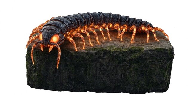 Glowing Centipede