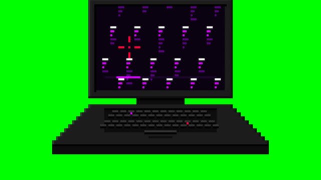 Seamless Hacker Terminal Interpol Breach - Purple Edition