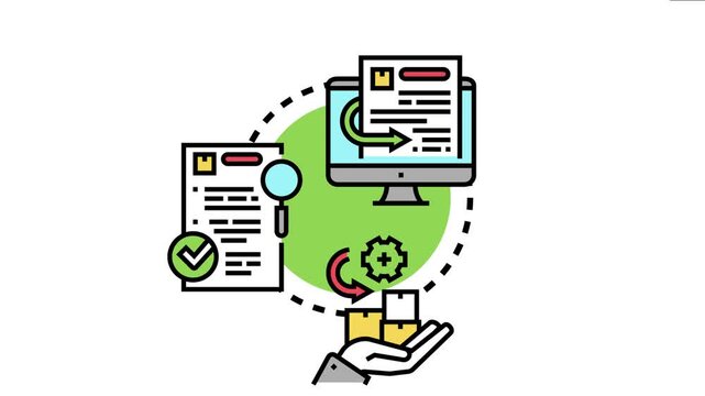 Concept depicting an mvp minimum viable product acceptance criteria development, evaluating requirements, testing features, and launching the final product