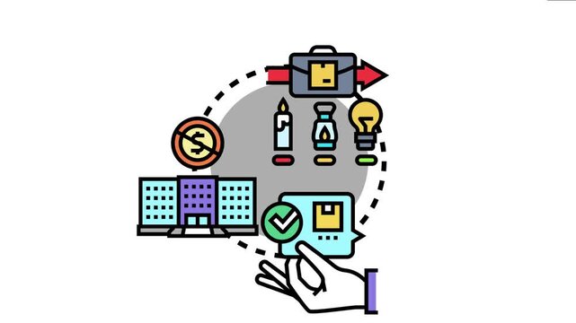 Icon set minimum viable product acceptance criteria, including ideation, cost efficiency, business requirements, and successful project delivery through user feedback