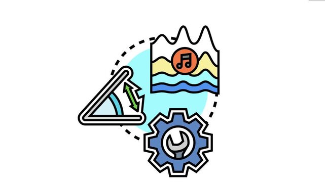 Concept depicting instrument maintenance, sound engineering, and precision tuning for optimal music production, showing calibration and audio settings