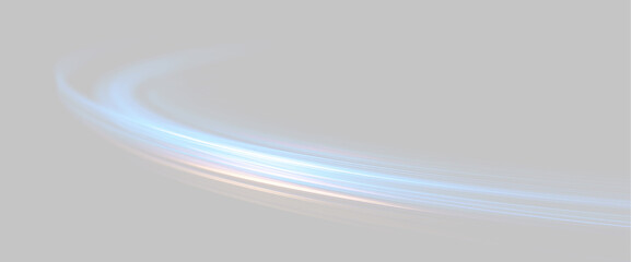 Dynamic light streak with subtle warm and blue glow on transparent background. High speed motion trail overlay © Тетяна Миргородська
