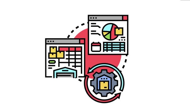 Accounting method visualizing inventory valuation, cost tracking, and financial analysis in business, managing expenses and supply chain operations for profit optimization