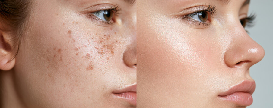 Acne scar skin blemish facial skin skin care before and after skin treatment close up beauty healthy skin female face skin texture skin condition