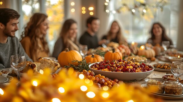 Thanksgiving vegan lunch.