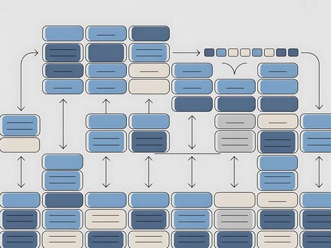 Academic Credit System Vector Illustration