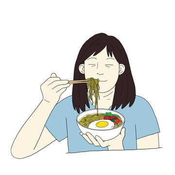 Eating mie as always because indomie seleraku