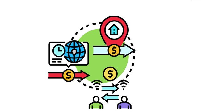 Money remittance service providing secure and fast international currency transfers, allowing seamless transactions for individuals and businesses across different locations