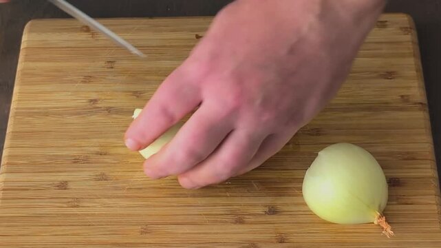 Learn how to chop an onion quickly and easily in your kitchen today and make your cooking better