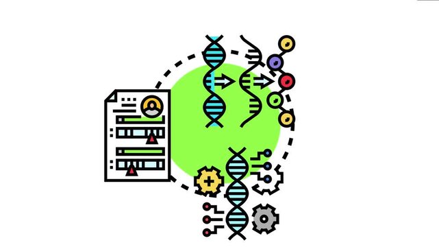 Molecular biology proteome investigation involving dna transcription to rna. Translation to protein. And data analysis
