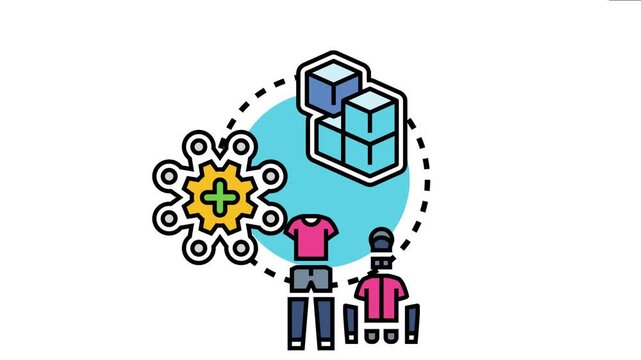 Modular system design concept showing individual components, blocks, and elements combining to form a complete and flexible structure, enabling easy assembly, customization, and scalability