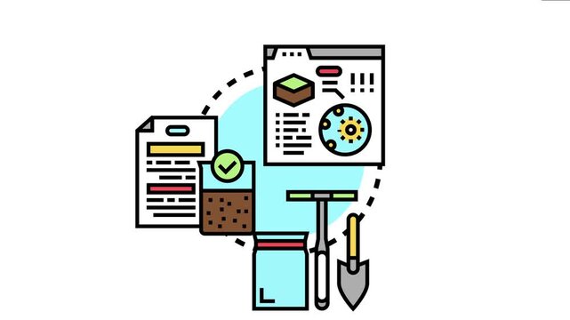 Soil compaction material quality control testing process using laboratory equipment and a shovel for geotechnical engineering and construction projects, ensuring earthwork stability