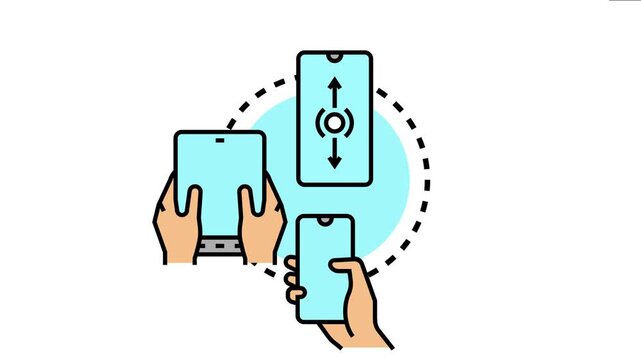 User is interacting with diverse content and navigating applications on a smartphone and tablet, optimizing functionality and exploring digital platforms for improved experience
