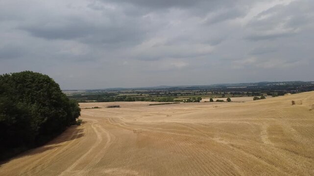 Hay Bales Across Burton Dassett Fields