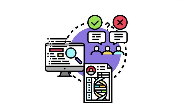 Digital records showing a process of verifying and fact checking information, identifying incorrect data and presenting accurate conclusions among diverse perspectives and documentation