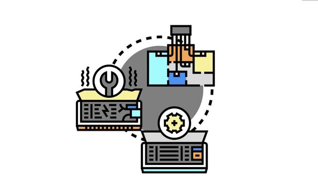 Mini split air conditioner system concept with indoor units, outdoor condenser, and blueprint background, maintenance and installation services for modern climate control technology