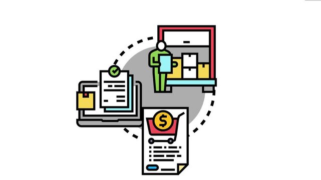 Business optimizing procurement process, avoiding mistakes, and managing supply chain effectively with inventory, documentation, and purchase order management