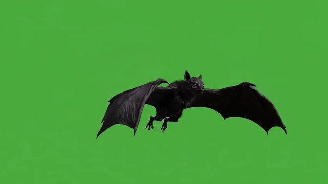 Bat silhouette flying spooky green background scary dark shadow mysterious aggressive creepy halloween night creature animal predator horror wildlife