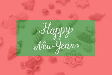 Happy new year celebration word phrase © Rawpixel.com