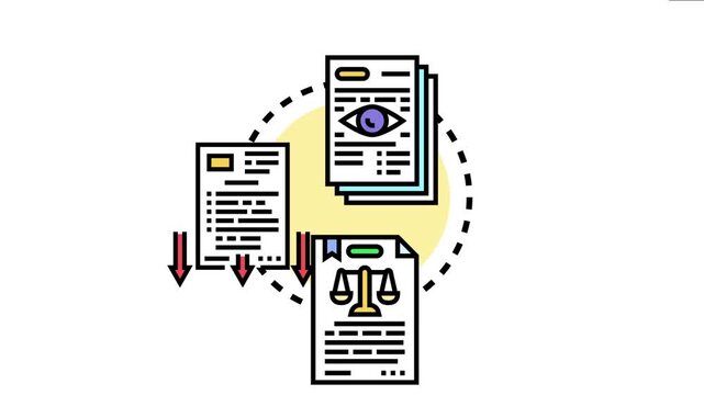Documents for notary services needing careful verification and legal endorsement, symbolizing official certification processes and formal agreement procedures